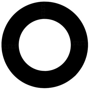 KOOR Pfeilschutzring Schwarz, 4-teilig