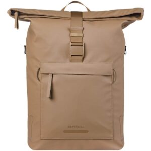 BASIL Gepäckträgertasche Brooklyn MIK Hooks, 17 l, sandfarben