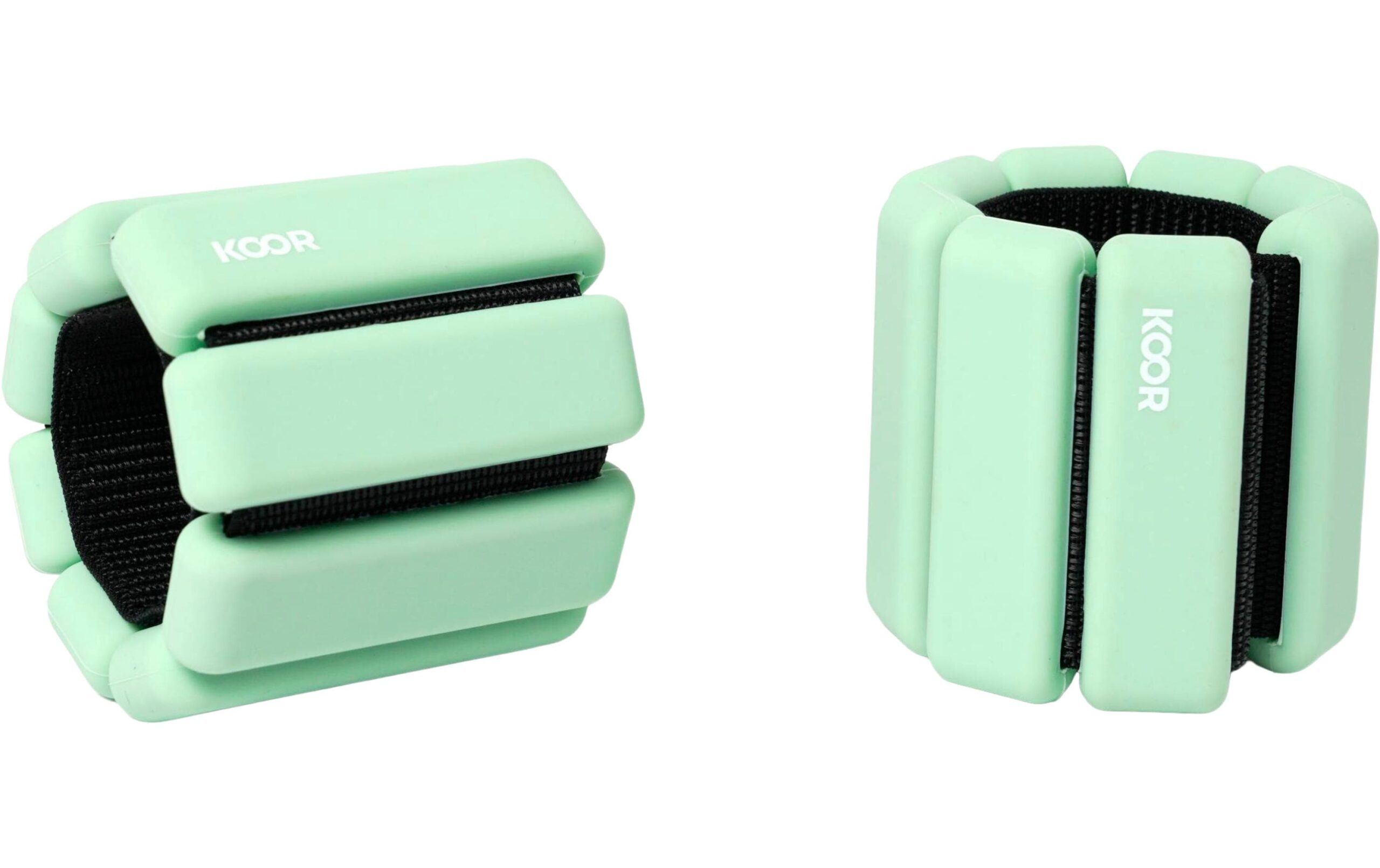 KOOR Gewichtsmanschetten 2 x 0.5 kg, Mintgrün