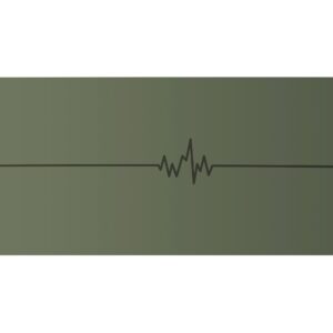 Airex Yogamatte Heartbeat, Olivgrün