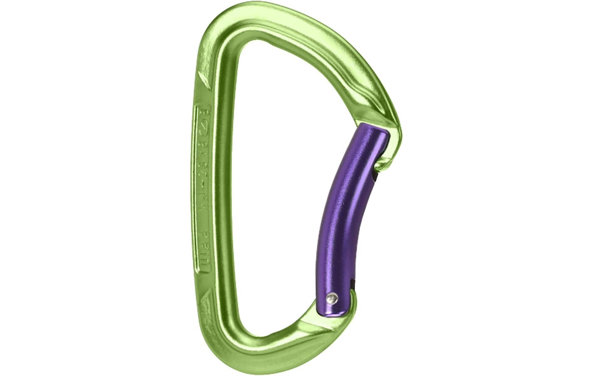 Wild Country Carabiner Session Bent Gate Grün