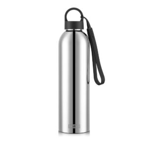 Bodum Vakuum-Doppelwand-Wasserflasche Melior Verchromt, 1 l