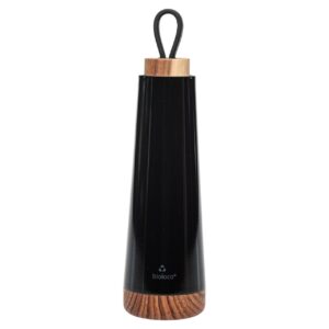 BioLoco Thermosflasche Loop 500 ml, Schwarz
