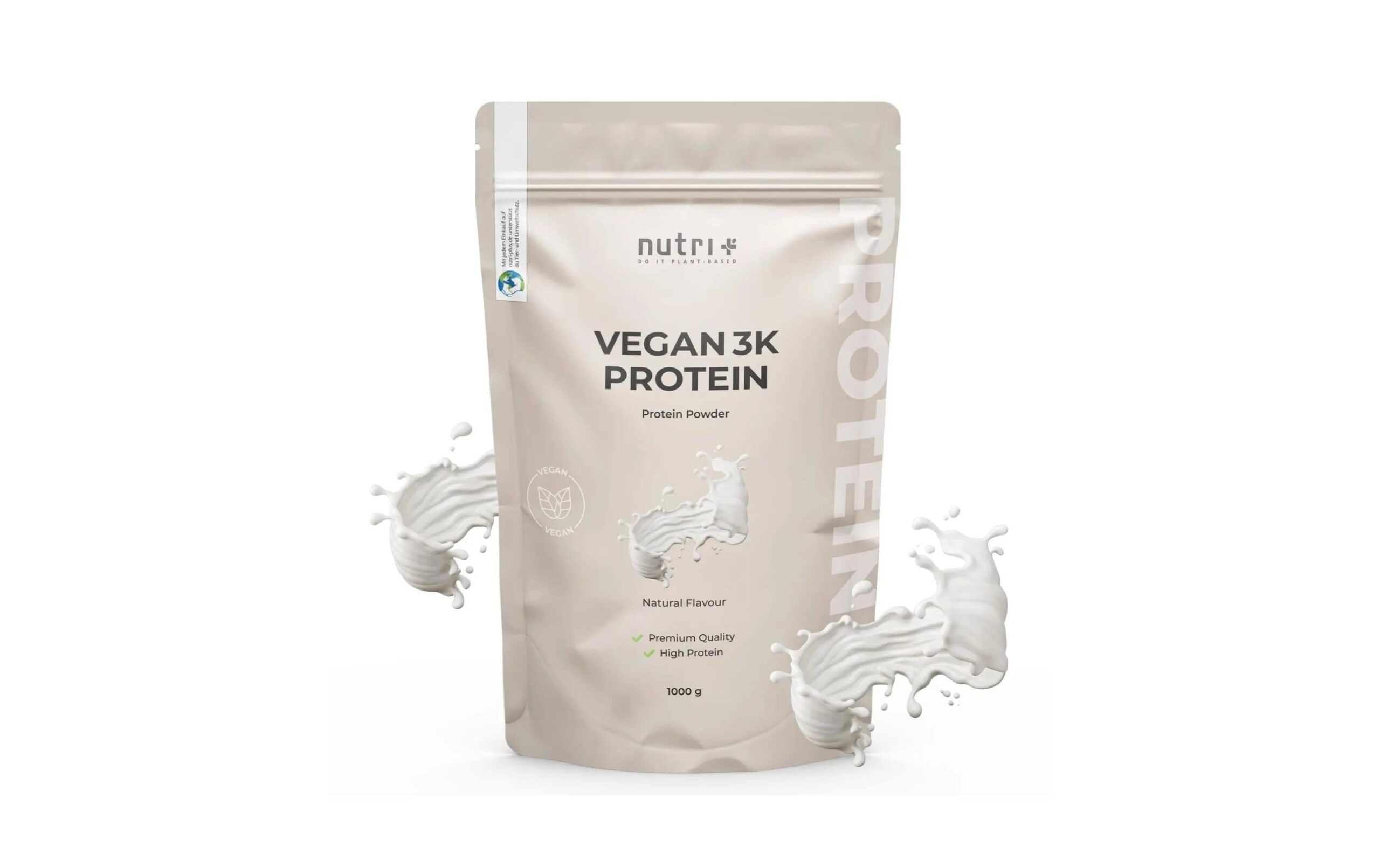 Nutri+ Pulver Vegan 3K Protein Neutral 1000 g