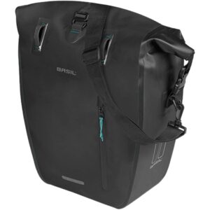 BASIL Gepäckträgertasche Rivo L, Tarpaulin MIK 25-31 l, schwarz