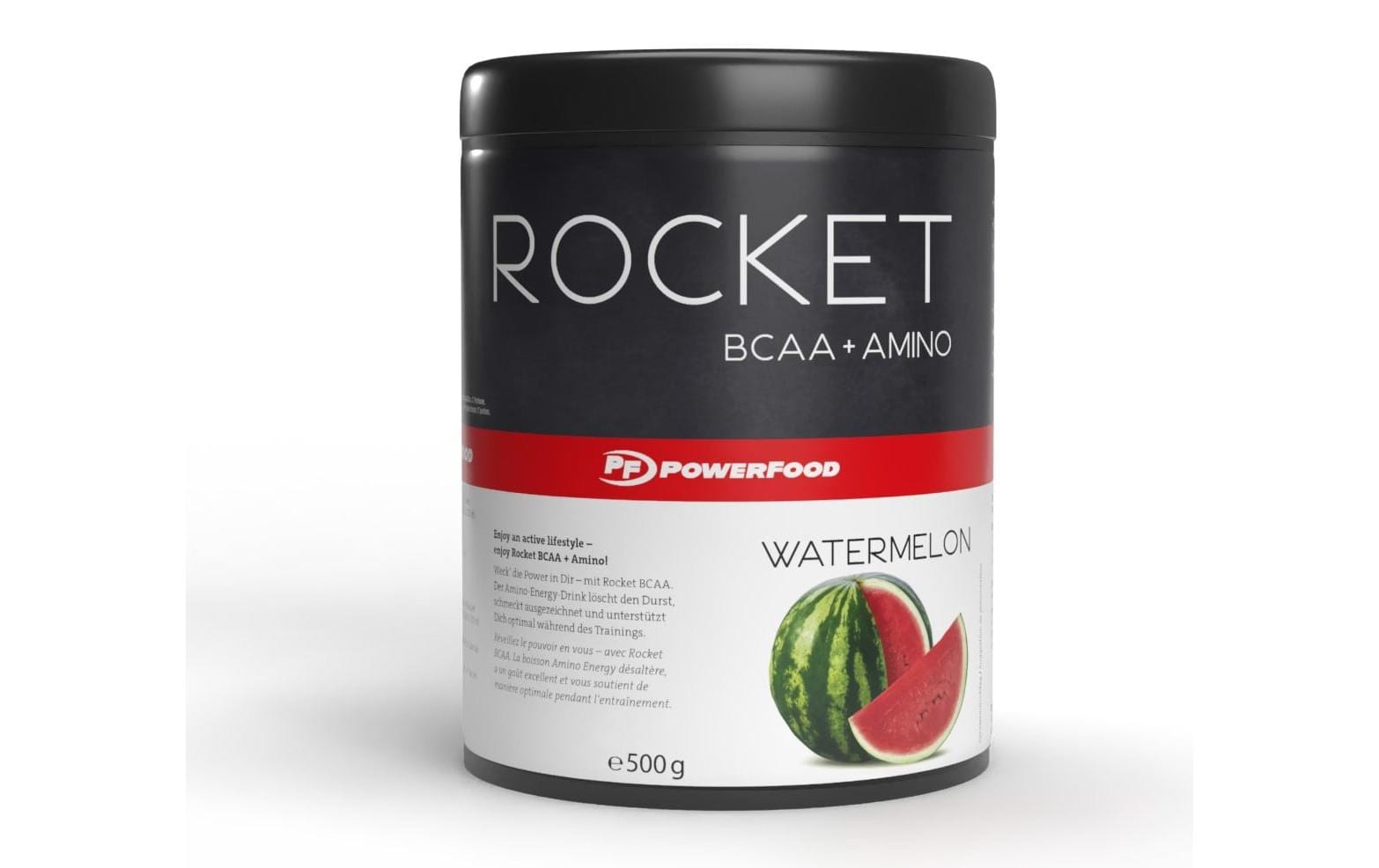 PowerFood Pulver Rocket BCAA Wassermelone 500 g