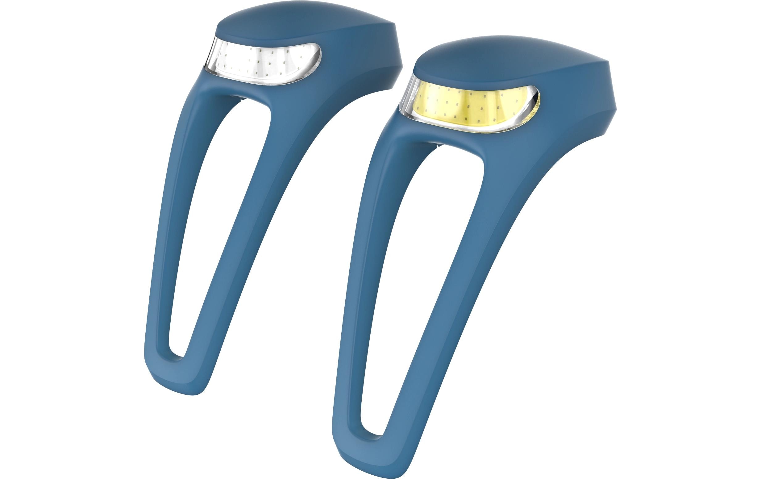 knog. Lichtset Frog V3 Denim Blue