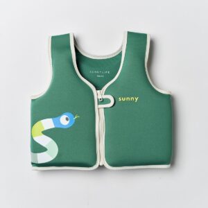 Sunnylife Float Vest 3-6 Into the Jungle Grün