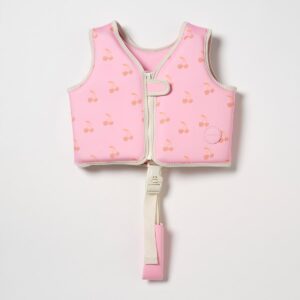 Sunnylife Kids Swim Vest 2-3 Cotton Candy Cherry Pink Rot