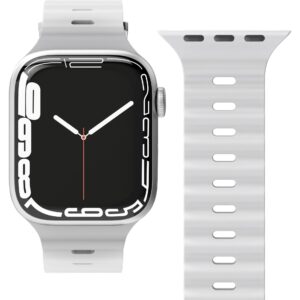 Vonmählen Wave Band Apple Watch 44/45/46/49 mm Light Gray