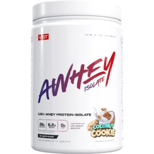 VAST Pulver AWhey Isolate Dose: 900g, Coconut Cookie