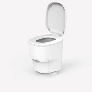 Clesana Toilette C1 mit Rund-Sockel Weiss
