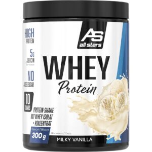 All Stars Pulver Whey Protein 100% Vanille 300 g