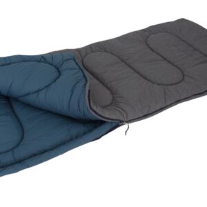 Eurotrail Texel XL Deckenschlafsack Baumwolle, Blau/Grau