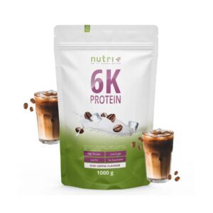 Nutri+ Pulver Vegan 6K Protein Kaffee 1000 g