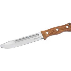 Herbertz Outdoor- und Survivalmesser D2 Olivenholz