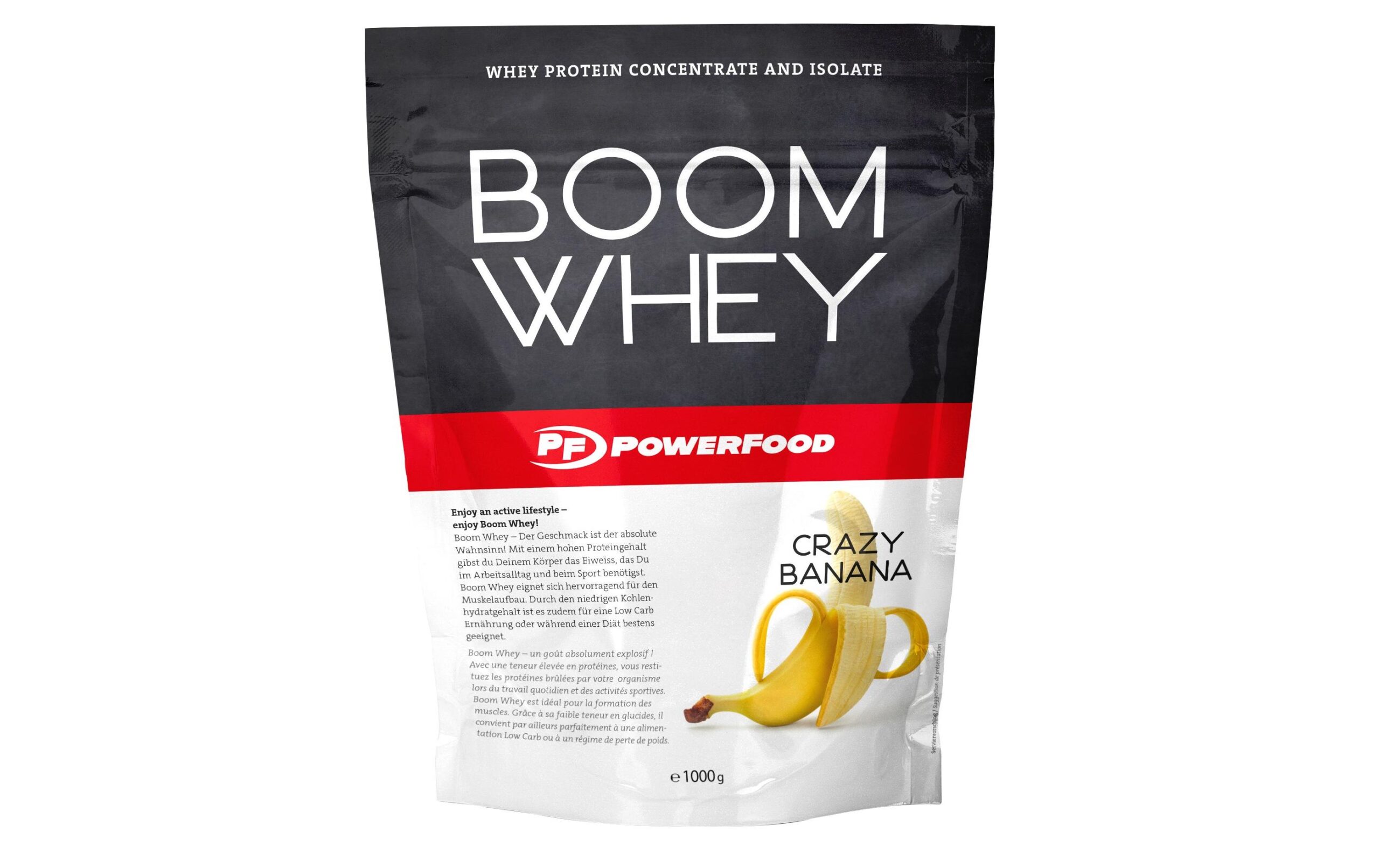 PowerFood Pulver Whey Banane 1000 g