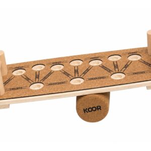 KOOR Balance Push-up-Board mit Korkrolle