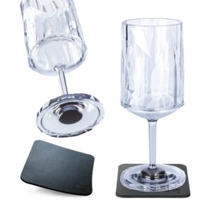 Silwy Magnet-Kunststoffgläser Wein