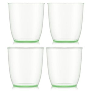 Bodum Outdoor-Becher Kvadrant 200 ml, Grün, 4 Stück