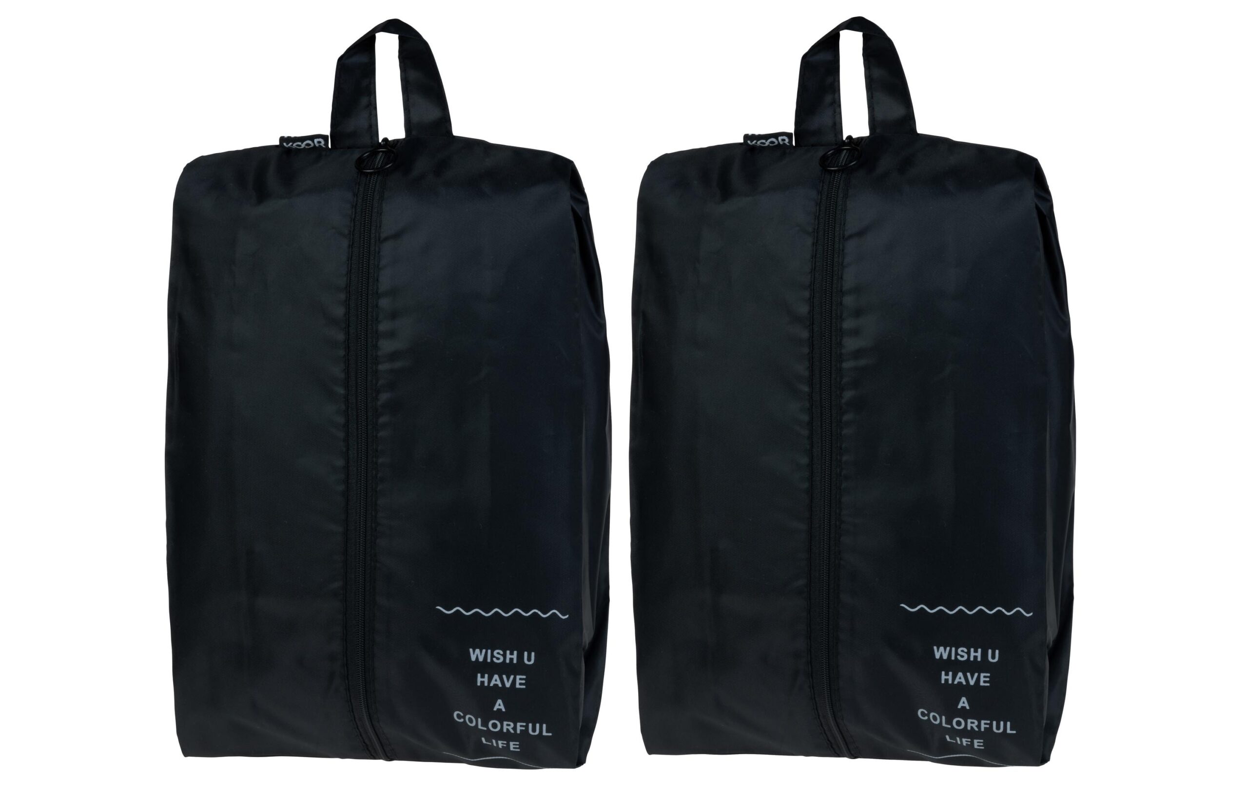 KOOR Schuhbeutel Reesa, 2er-Pack, Schwarz