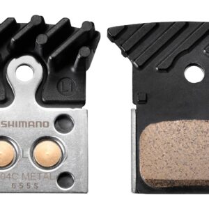 Shimano Bremsbeläge BPL04CMFA, L04C, Metall mit Lamellen Paar