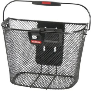Klick-Fix Velokorb Uni mit Lampenclip Schwarz