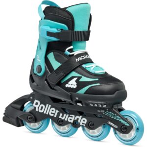ROLLERBLADE Inline-Skates Microblade Schwarz/Hellblau, 36.5-40.5