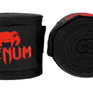 Venum Kontact Boxing Handwraps 2.5 m, Schwarz/Rot