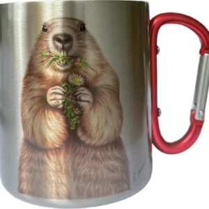 creanorm Edelstahl-Tasse Murmeltier 330ml