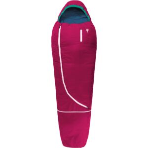 Grüezi Bag Schlafsack Wolle World Traveller 100-170 cm, Himbeerrot