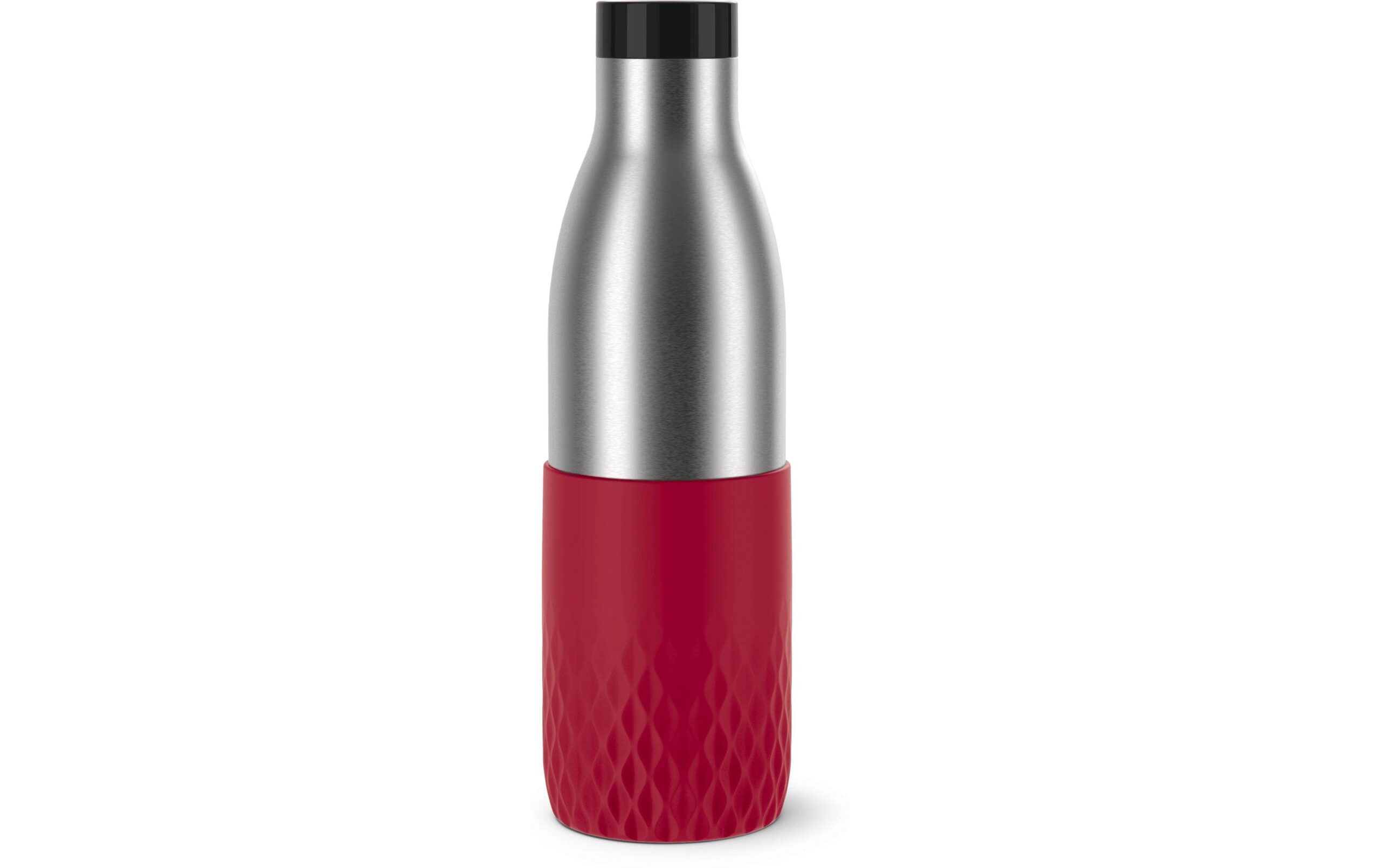 Emsa Trinkflasche Bludrop Sleeve 700 ml, Rot