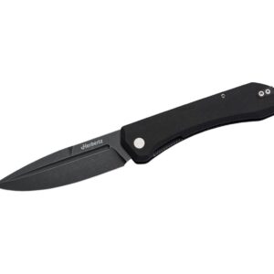 Herbertz Taschenmesser Outdoor Liner Lock schwarz Micarta