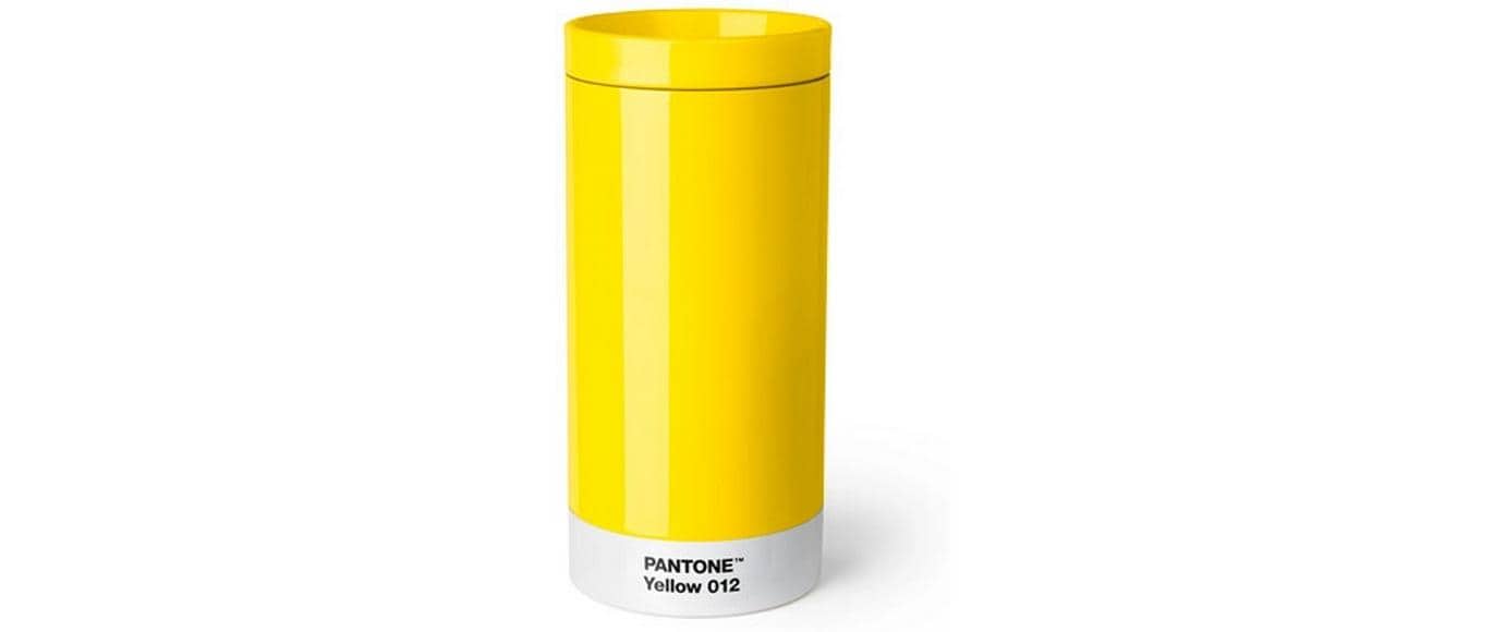 Pantone by Copenhagen Design To Go Cup 430 ml, Gelb