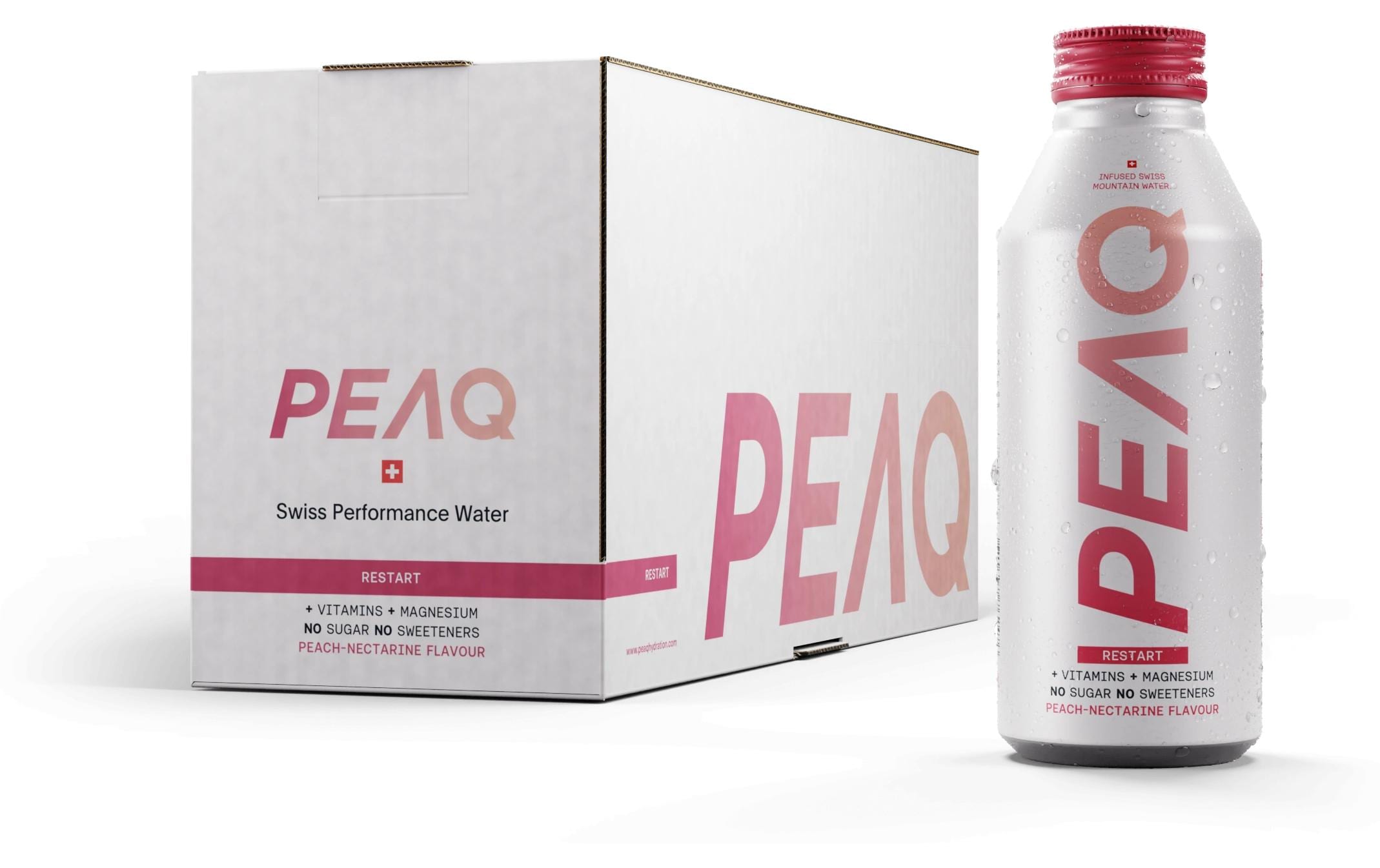 PEAQ Restart Peach-Nectarine 12 x 473 ml
