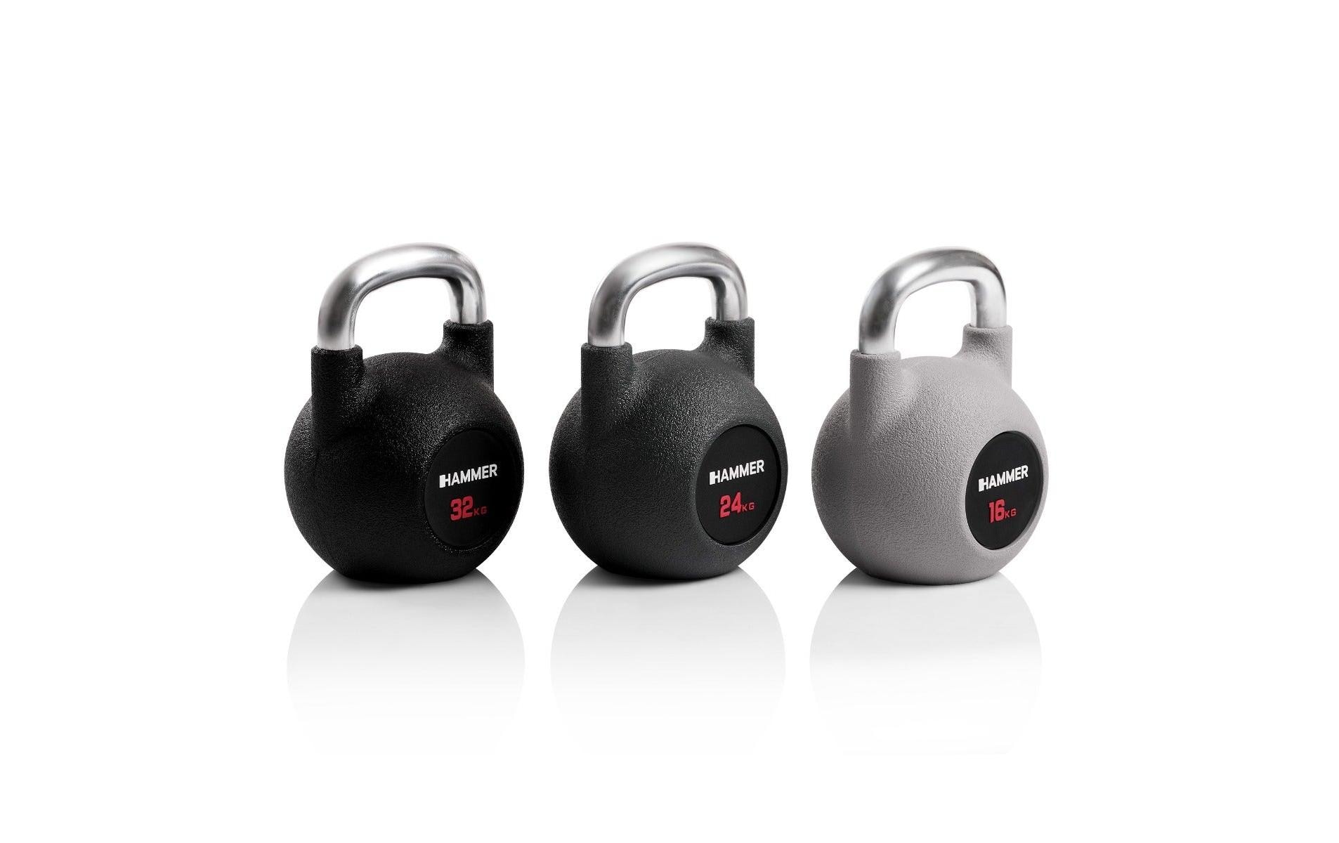 HAMMER Kettlebell Competition 16 kg Gusseisen Grau