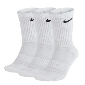 NIKE Crew Socks 3 Pack 42-46, white/black