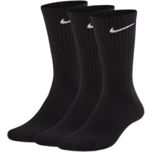 NIKE Crew Socks 3 Pack 42-46, black/white