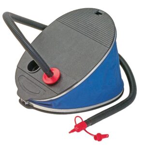 Intex Luftpumpe Fusspumpe Giant Bellows Schwarz-Blau