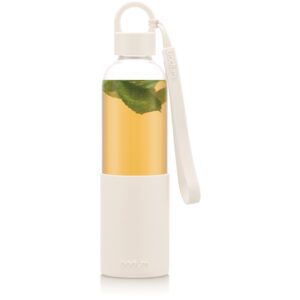 Bodum Trinkflasche Melior 500 ml, Weiss/Transparent