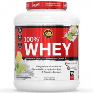All Stars Pulver Whey Protein 100% Lemon-Lime-Cheesecake 2270 g