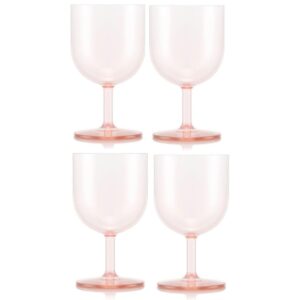 Bodum Outdoor-Weinglas Oktett 250 ml, Rosa, 4 Stück