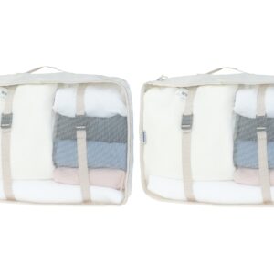 KOOR Kleiderbeutel Reesa, Grösse XL, 2er-Pack, Beige