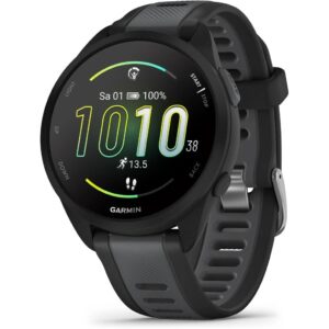 GARMIN Sportuhr Forerunner 165 Schwarz/Dunkelgrau