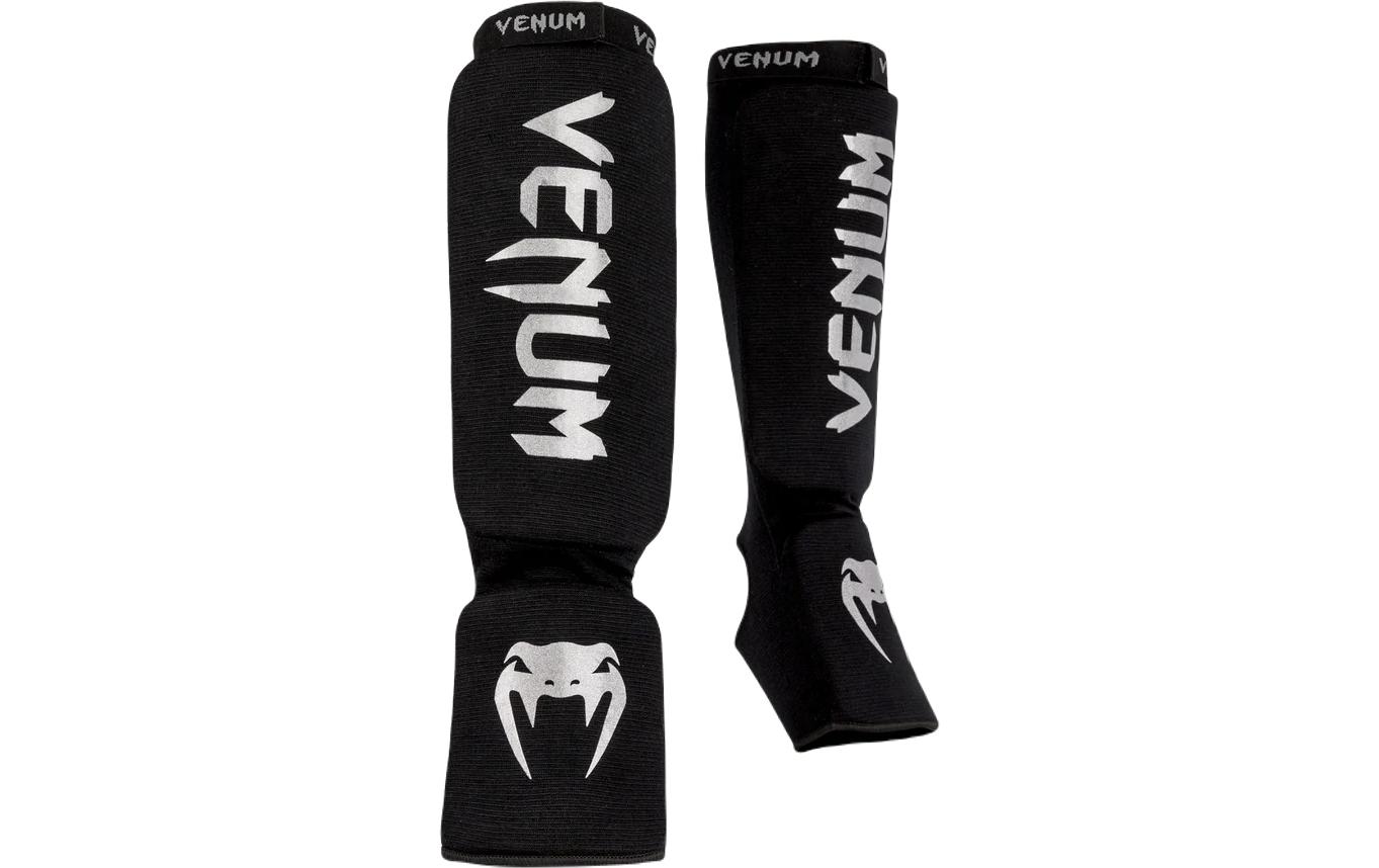 Venum Kontact Shin Guards Weiss/Schwarz, M