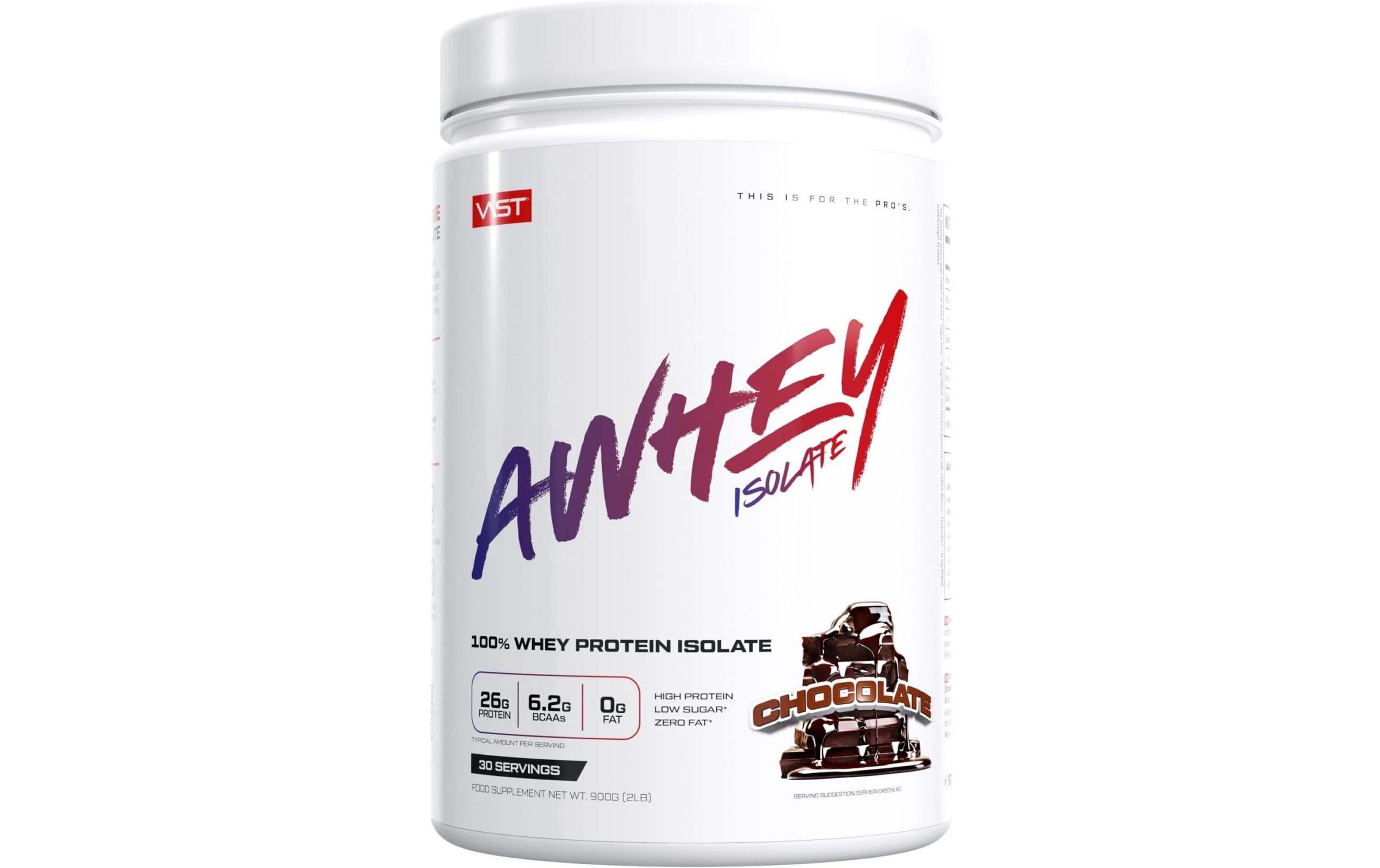 VAST Pulver AWhey Isolate Dose: 900g, Chocolate