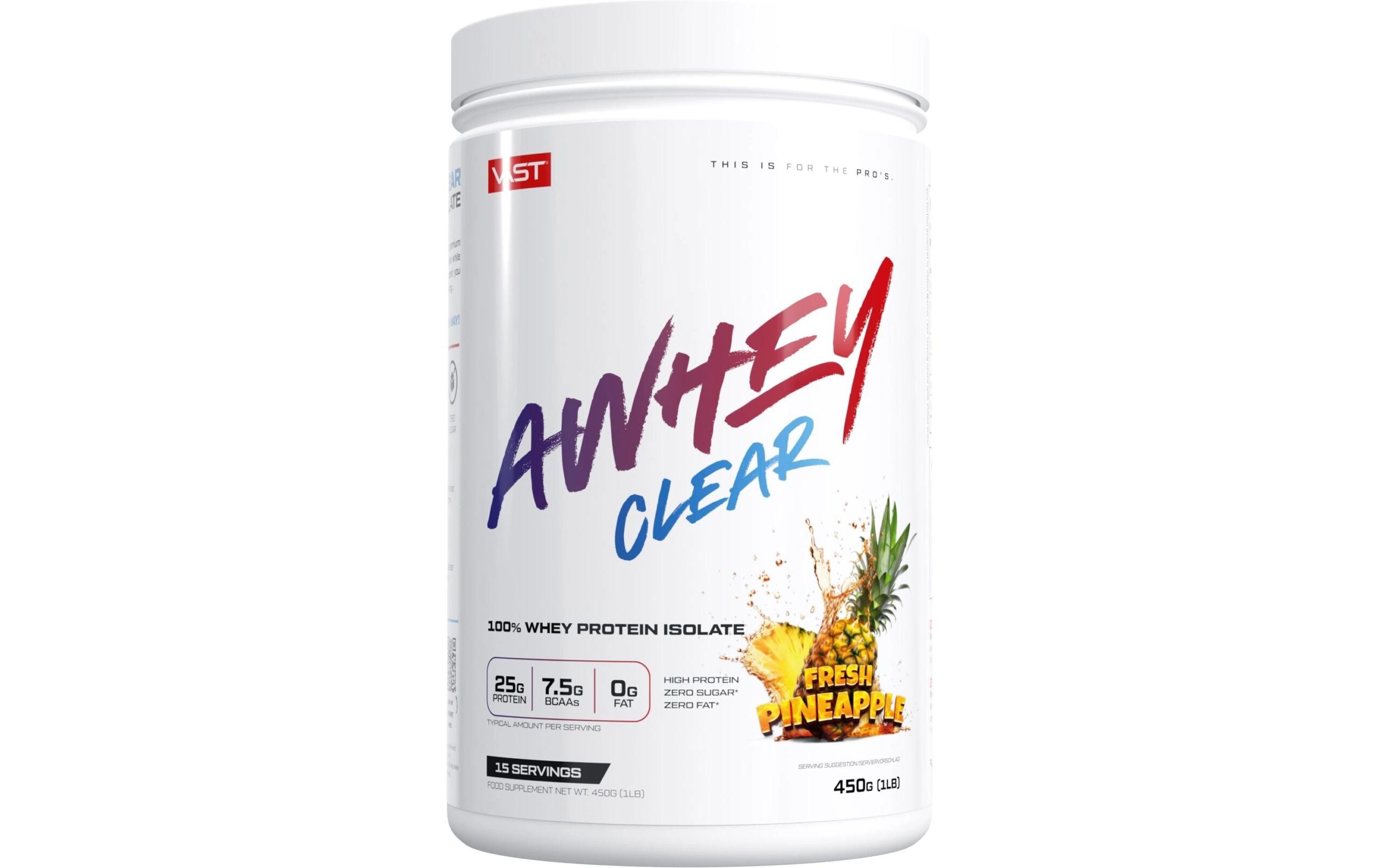 VAST AWheyClear Dose: 450g, Fresh Pineapple