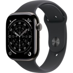 Apple Watch Series 11 46 mm LTE Slate Titanium Black Sport M/L