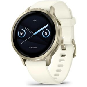GARMIN GPS-Sportuhr Venu 4 – 41 mm Beige/Gold
