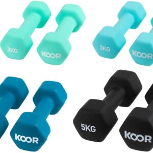 KOOR Kurzhantel-Set Heavy 4 Paar
